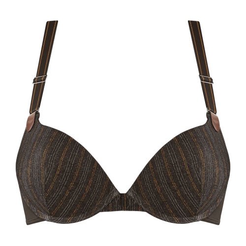 Marlies Dekkers Gloria marron/print soutien-gorge push up Marlies Dekkers Gloria marron/print soutien-gorge push up