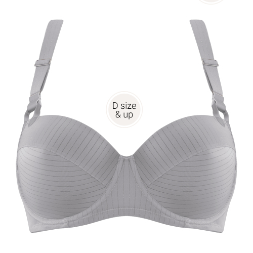 Marlies Dekkers Gloria gris/argent soutien-gorge rembourré Marlies Dekkers Gloria gris/argent soutien-gorge rembourré