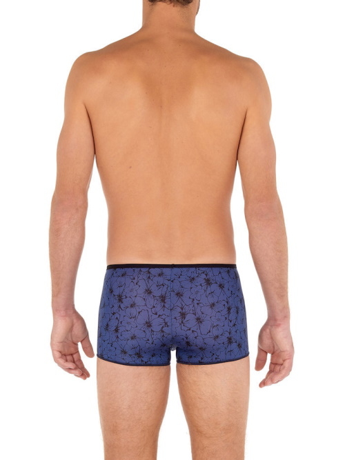 HOM Nassau bleu/print sport trunk HOM Nassau bleu/print sport trunk