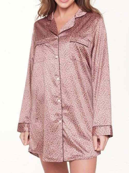 LingaDore Night Animal Cork marron/print chemise de nuit LingaDore Night Animal Cork marron/print chemise de nuit