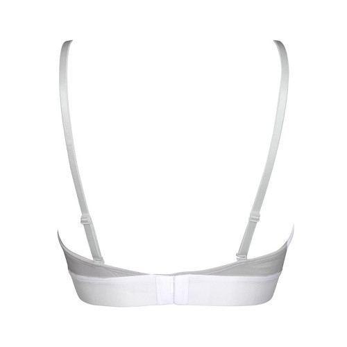 Mon Basic par After Eden Sporty blanc soutien-gorge sans armatures en dentelle Mon Basic par After Eden Sporty blanc soutien-gorge sans armatures en dentelle