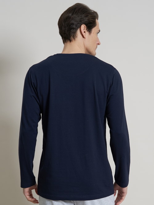 Un poisson nommé Fred 120002 bleu marine chemise de pyjama Un poisson nommé Fred 120002 bleu marine chemise de pyjama