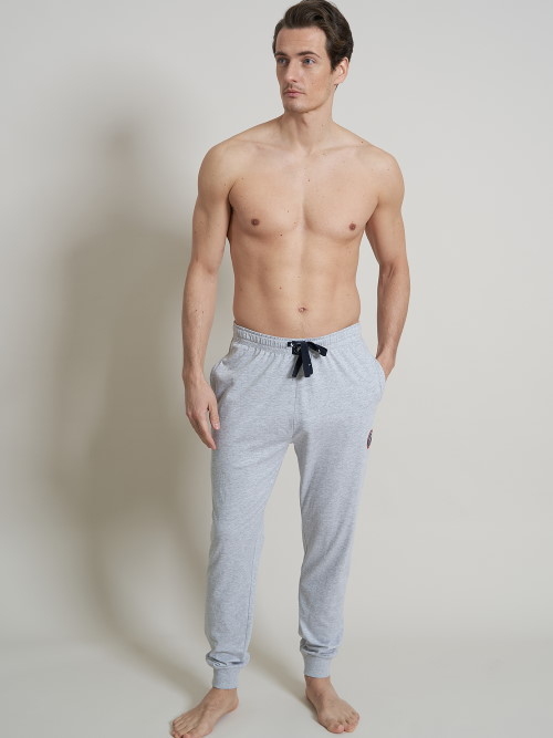 Un poisson nommé Fred 120010 grey melange pantalon de pyjama Un poisson nommé Fred 120010 grey melange pantalon de pyjama