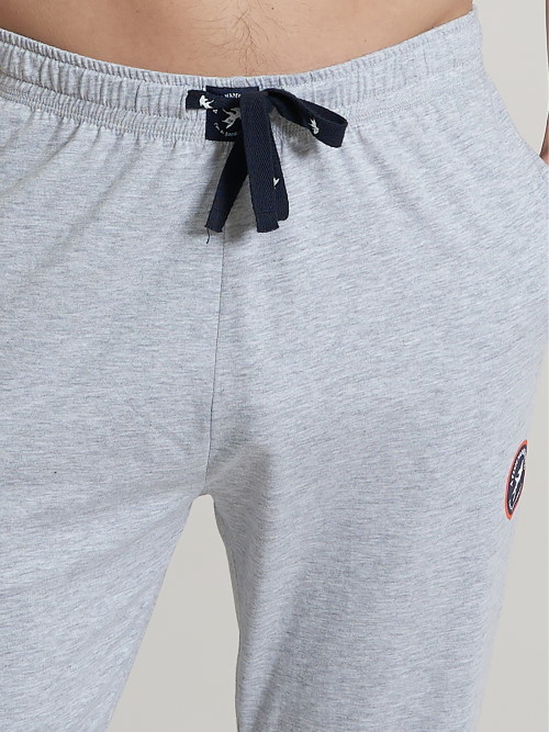 Un poisson nommé Fred 120010 grey melange pantalon de pyjama Un poisson nommé Fred 120010 grey melange pantalon de pyjama