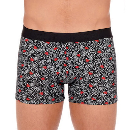 HOM Roses Love noir/print boxer HOM Roses Love noir/print boxer