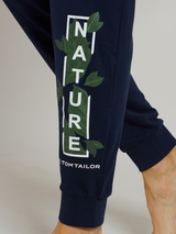 Tom Tailor Nature bleu marine pantalon de pyjama