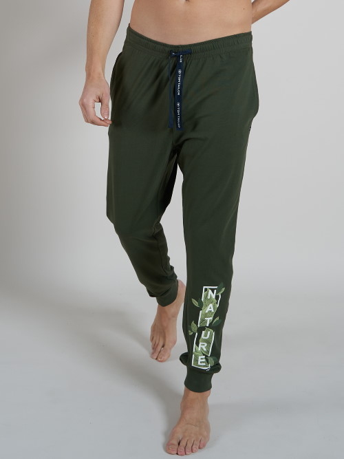 Tom Tailor Nature vert pantalon de pyjama