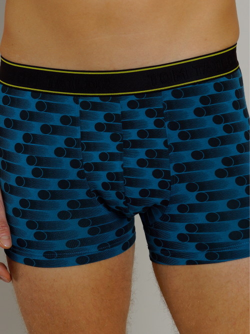 Tom Tailor Black Hole bleu/noir modal boxer Tom Tailor Black Hole bleu/noir modal boxer