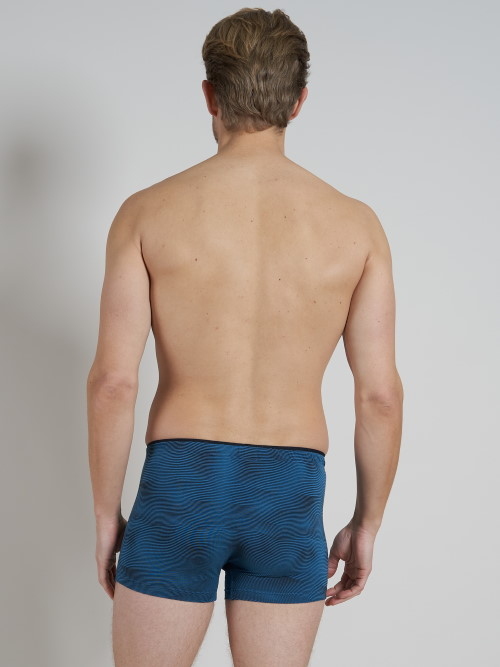 Tom Tailor Wave bleu/noir sport boxer Tom Tailor Wave bleu/noir sport boxer