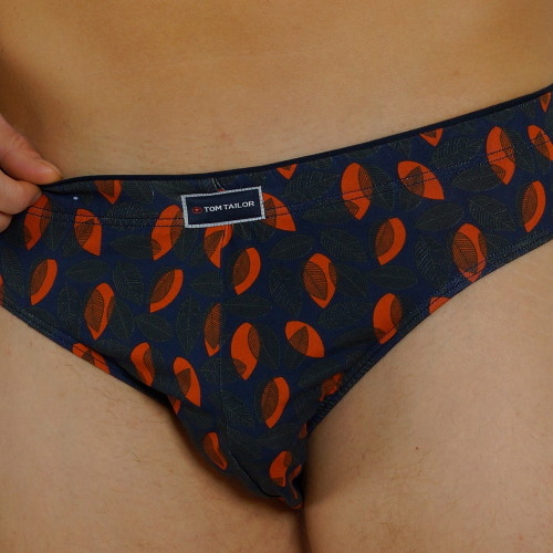 Tom Tailor Autumn gris/orange slip pour hommes Tom Tailor Autumn gris/orange slip pour hommes