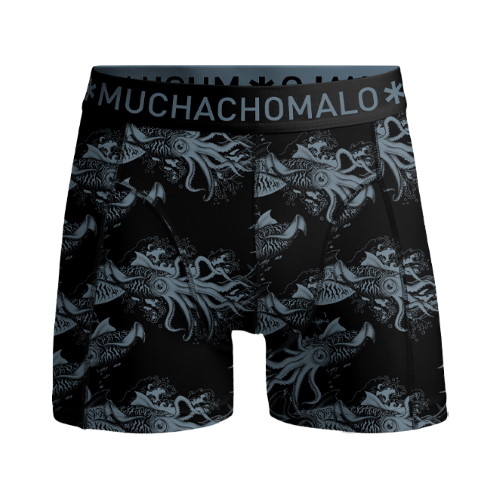 Muchachomalo Calamari noir/print boxer pour hommes