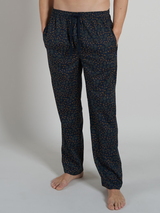 Tom Tailor Leafs bleu marine/print pantalon de pyjama