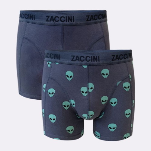 Zaccini Alien gris/print boxer