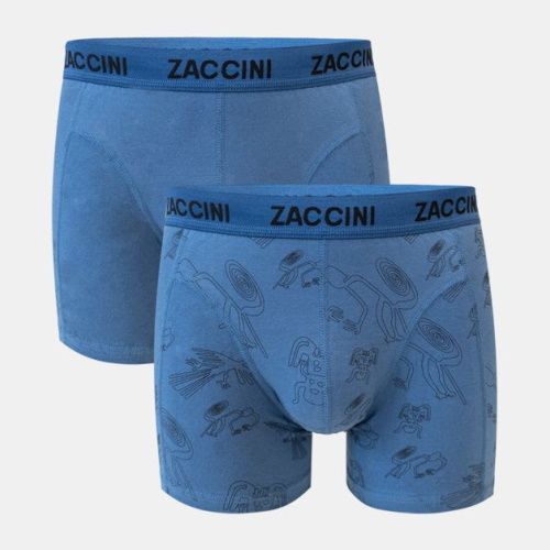 Zaccini Nazca bleu/print boxer