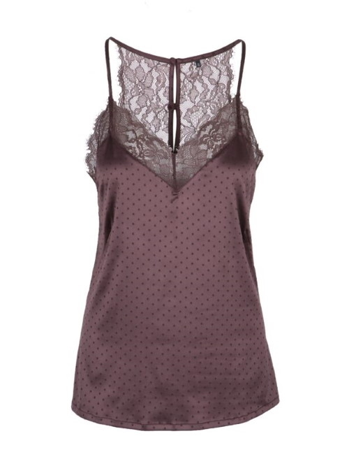 LingaDore Night Brown Dots marron chemise de nuit LingaDore Night Brown Dots marron chemise de nuit