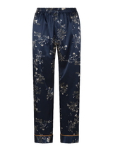 LingaDore Nuit SATIN bleu marine/print pyjama