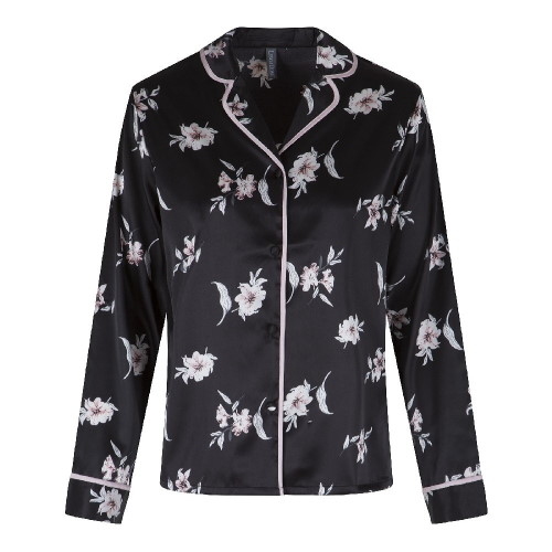 LingaDore Night SATIN noir/print pyjama LingaDore Night SATIN noir/print pyjama