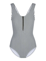 Lingadore Beach Summer Stripes gris/blanc maillot de bain