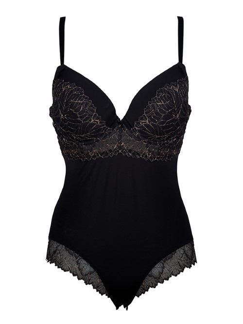 After Eden D-Cup & Up Novenna noir/or corselet After Eden D-Cup & Up Novenna noir/or corselet