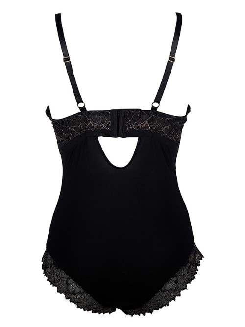 After Eden D-Cup & Up Novenna noir/or corselet After Eden D-Cup & Up Novenna noir/or corselet