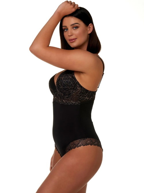 After Eden D-Cup & Up Novenna noir/or corselet After Eden D-Cup & Up Novenna noir/or corselet