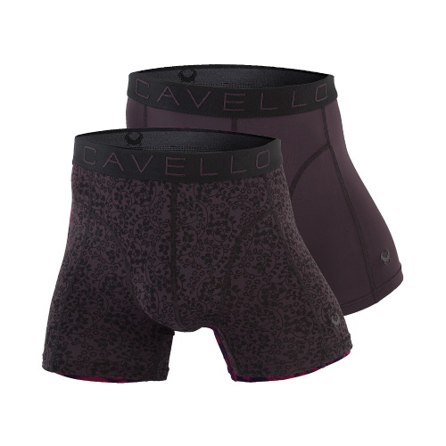 Cavello Paisley violet/noir micro boxer