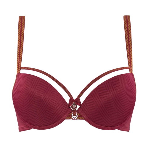 Marlies Dekkers Space Odyssey rouge foncé soutien-gorge push up Marlies Dekkers Space Odyssey rouge foncé soutien-gorge push up