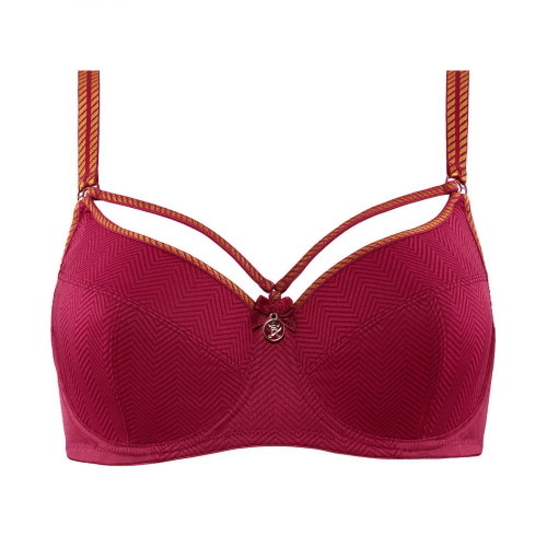 Marlies Dekkers Space Odyssey rouge foncé soutien-gorge sans forme Marlies Dekkers Space Odyssey rouge foncé soutien-gorge sans forme