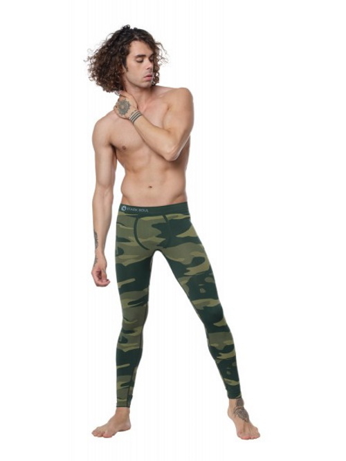 Ame d'acier Camouflage vert/print thermo pantalon pour hommes Ame d'acier Camouflage vert/print thermo pantalon pour hommes