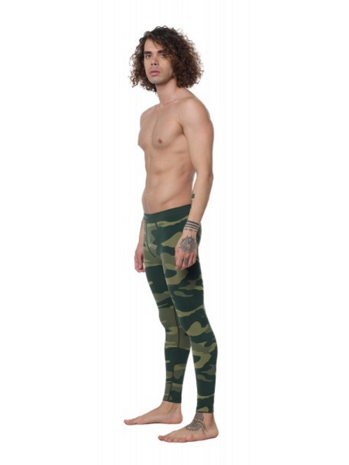 Ame d'acier Camouflage vert/print thermo pantalon pour hommes Ame d'acier Camouflage vert/print thermo pantalon pour hommes