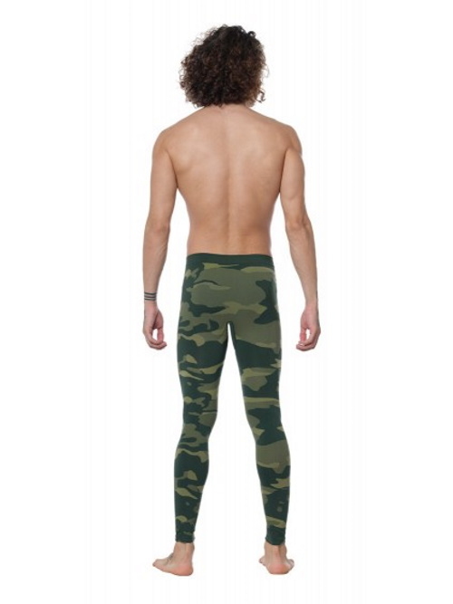 Ame d'acier Camouflage vert/print thermo pantalon pour hommes Ame d'acier Camouflage vert/print thermo pantalon pour hommes