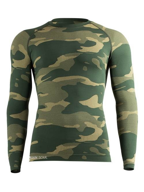 Stark Soul Camouflage vert/print thermo t-shirt pour homme