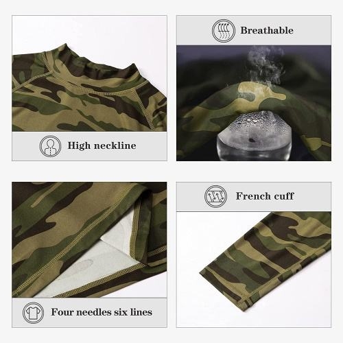 Ame d'acier Camouflage gris/print thermo t-shirt pour homme Ame d'acier Camouflage gris/print thermo t-shirt pour homme