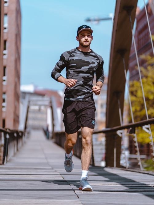 Ame d'acier Camouflage gris/print thermo t-shirt pour homme Ame d'acier Camouflage gris/print thermo t-shirt pour homme