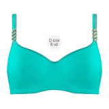 Marlies Dekkers Siren of the Nile turquoise soutien-gorge corbeille