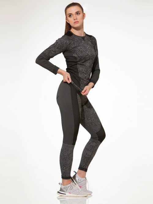 Ame d'acier Animal gris/print thermo t-shirt pour femmes Ame d'acier Animal gris/print thermo t-shirt pour femmes