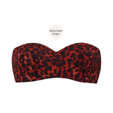 Maillots de bain Marlies Dekkers Panthera rouge/noir haut de bikini préformé