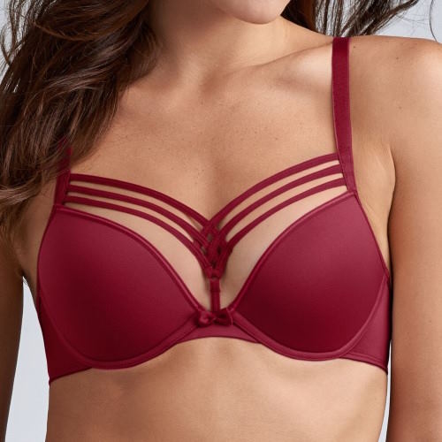 Marlies Dekkers Dame de Paris bordeaux soutien-gorge push up Marlies Dekkers Dame de Paris bordeaux soutien-gorge push up
