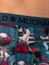 Muchachomalo Miami Vatos bleu/print boxer