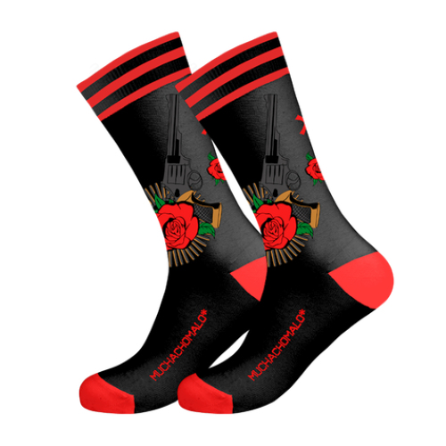 Muchachomalo Guns 'n Roses noir/rouge chaussettes