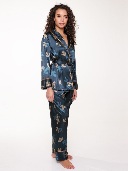 LingaDore Night SATIN vert/print pyjama LingaDore Night SATIN vert/print pyjama
