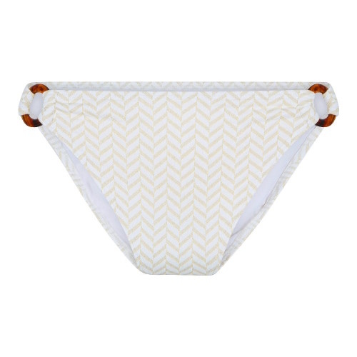 Plage de LingaDore Fishbone ivoire/print slip de bikini Plage de LingaDore Fishbone ivoire/print slip de bikini