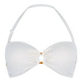 Lingadore Beach Fishbone ivoire/print haut de bikini préformé