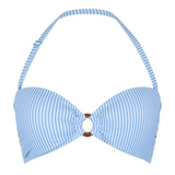 Lingadore Beach Blue Stripes bleu/blanc haut de bikini préformé