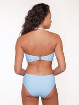 Lingadore Beach Blue Stripes bleu/blanc haut de bikini préformé