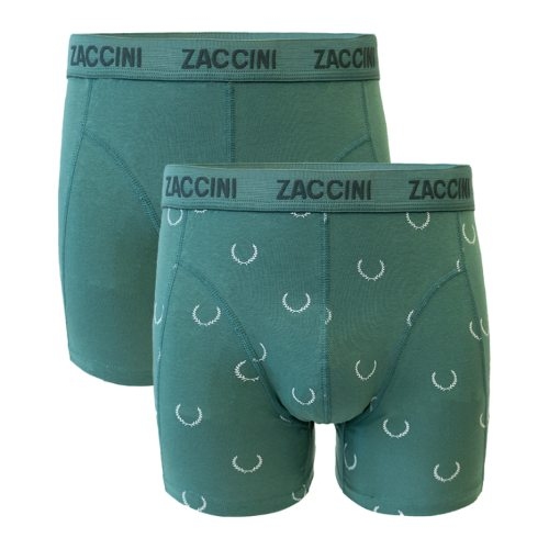 Zaccini Peace Wreath vert/print boxer