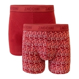 Zaccini V-sign Hand rouge/print boxer
