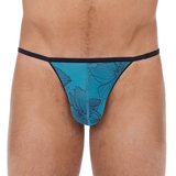 HOM Fano Plume turquoise/print string pour hommes