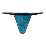 HOM Fano Plume turquoise/print string pour hommes
