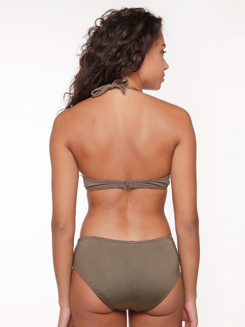 Plage de LingaDore Carol kaki slip de bikini Plage de LingaDore Carol kaki slip de bikini